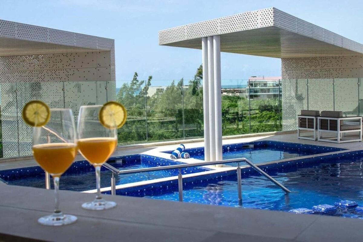 Апартаменты 1 Rec. | A Pasos De La Playa | Roof C/Vista Al Mar Плая-дель-Кармен Экстерьер фото